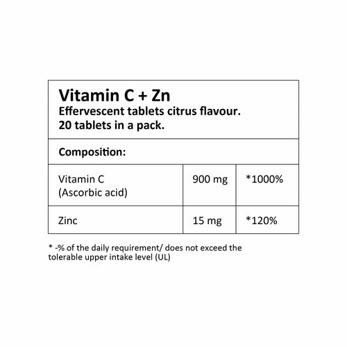 Vitamin C + Zinc Bon Pharm